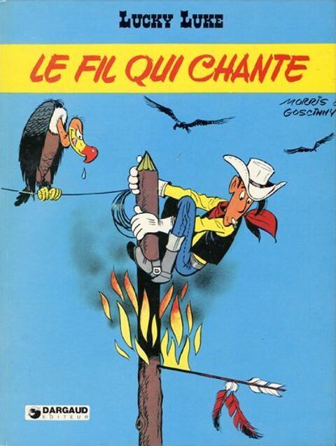 EO Lucky Luke : Le fil qui chante - 1977 - Morris - Goscinny 8 Argenteuil (95)