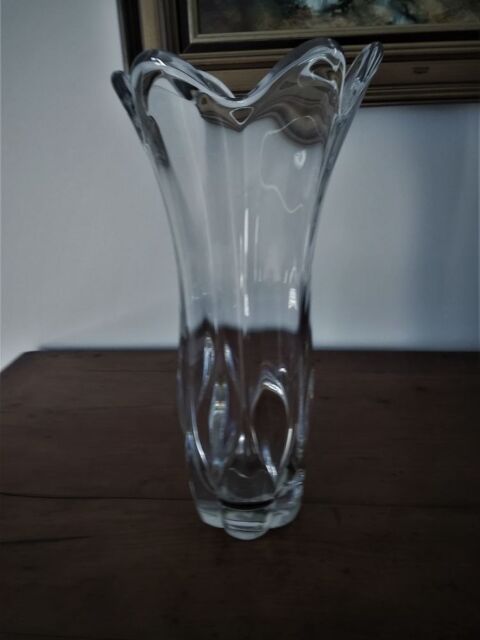 Grand vase en cristal lourd 40 Saint-Amant-Tallende (63)