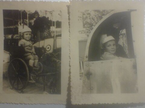  Photos enfants des ann�es 1940 � la f�te sur man�ges forain 0 N�rac (47)