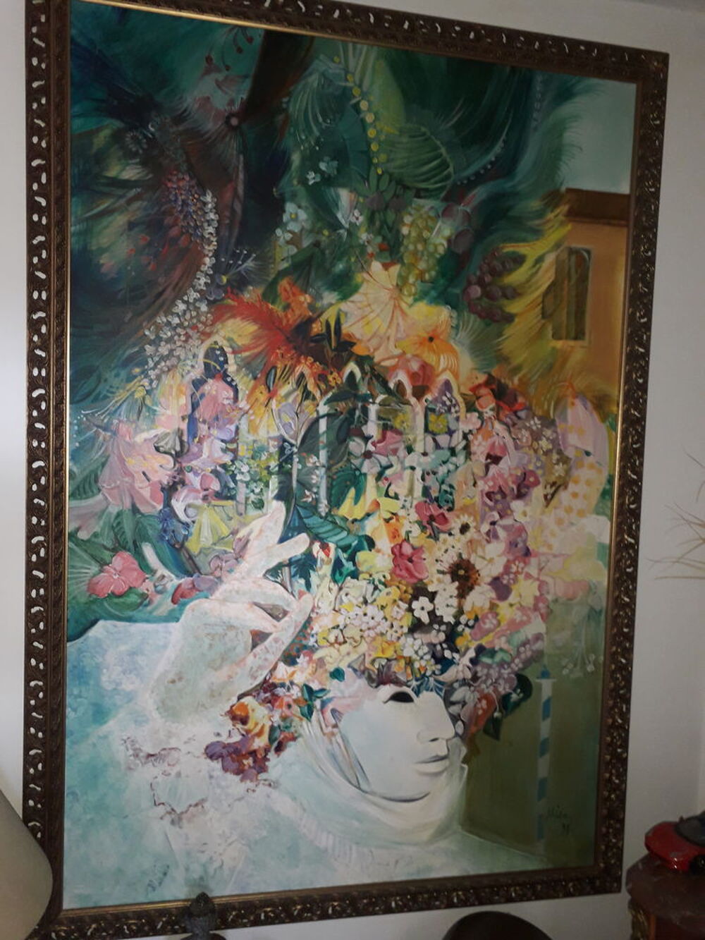 cause d&eacute;m&eacute;nagement 3 tableaux peintures anciennes 