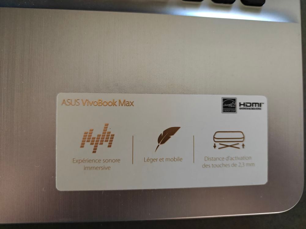 PC portable asus 15' vivobook max Matriel informatique