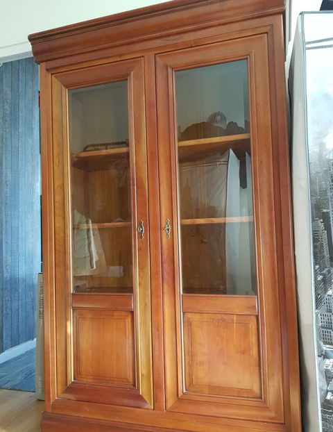 Bibliothque merisier style Louis Philippe 350 Lys-lez-Lannoy (59)