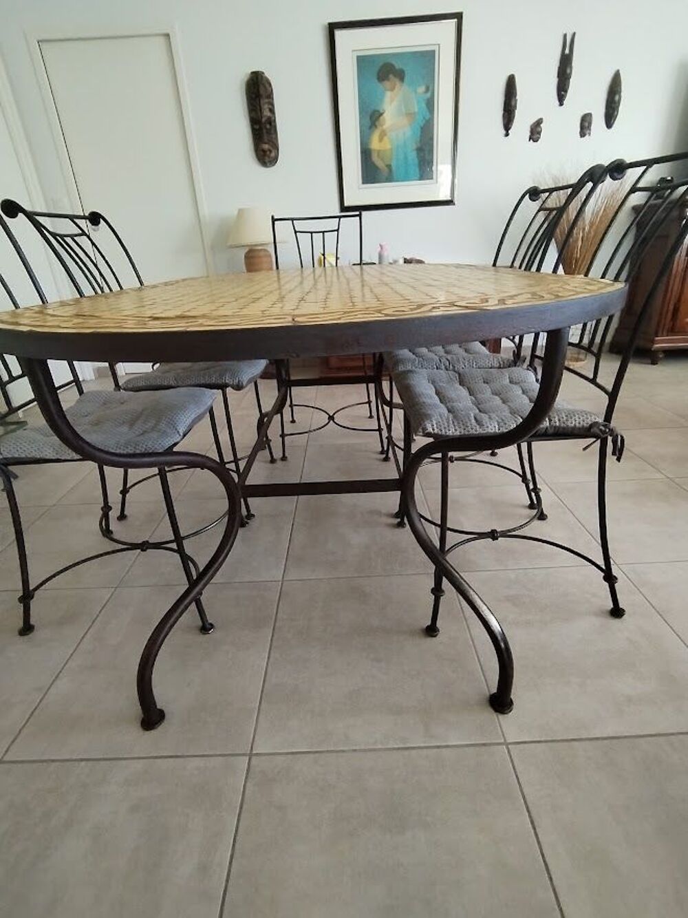 Table + chaises vendues ensemble ou non Meubles