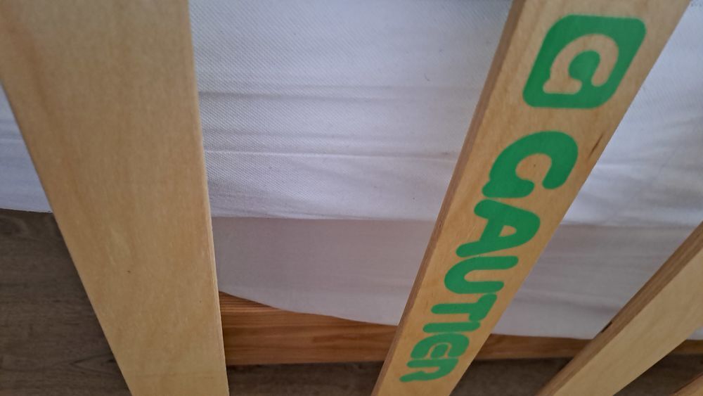 Lit 1 place 90x190 avec matelas et sommier &agrave; lattes Meubles