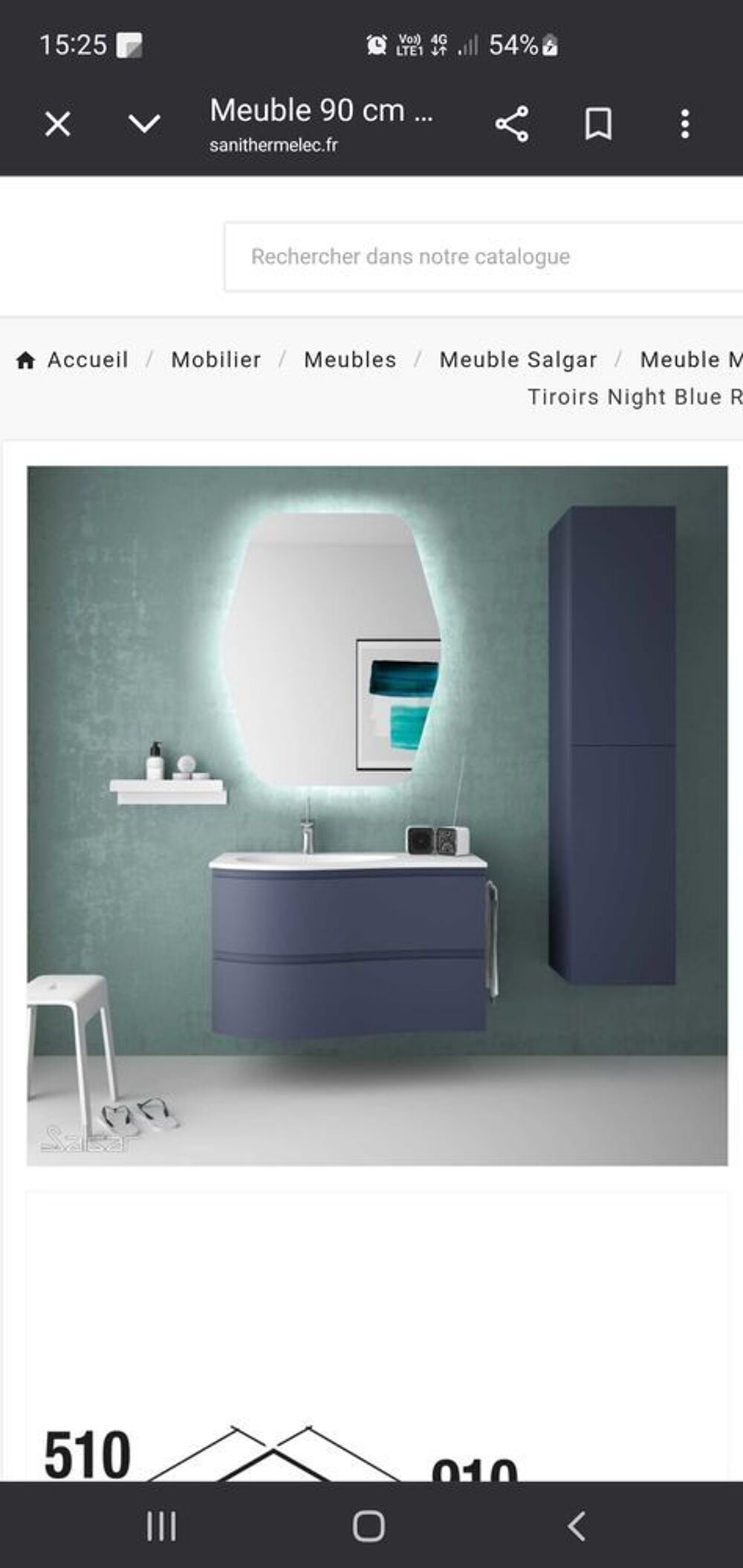 meuble avec colonne pour salle de bain SALGAR neuve Meubles