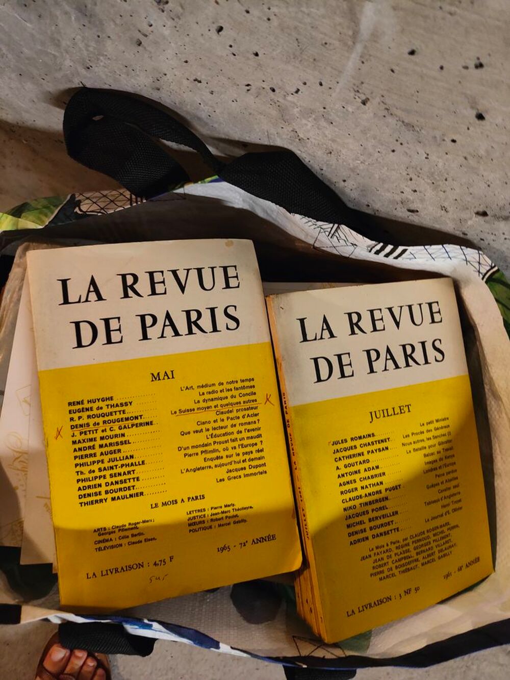 Revue des deux mondes et revue de Paris 