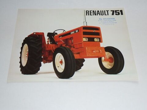 Prospectus tracteur RENAULT 751 1 Marcilly-le-Hayer (10)