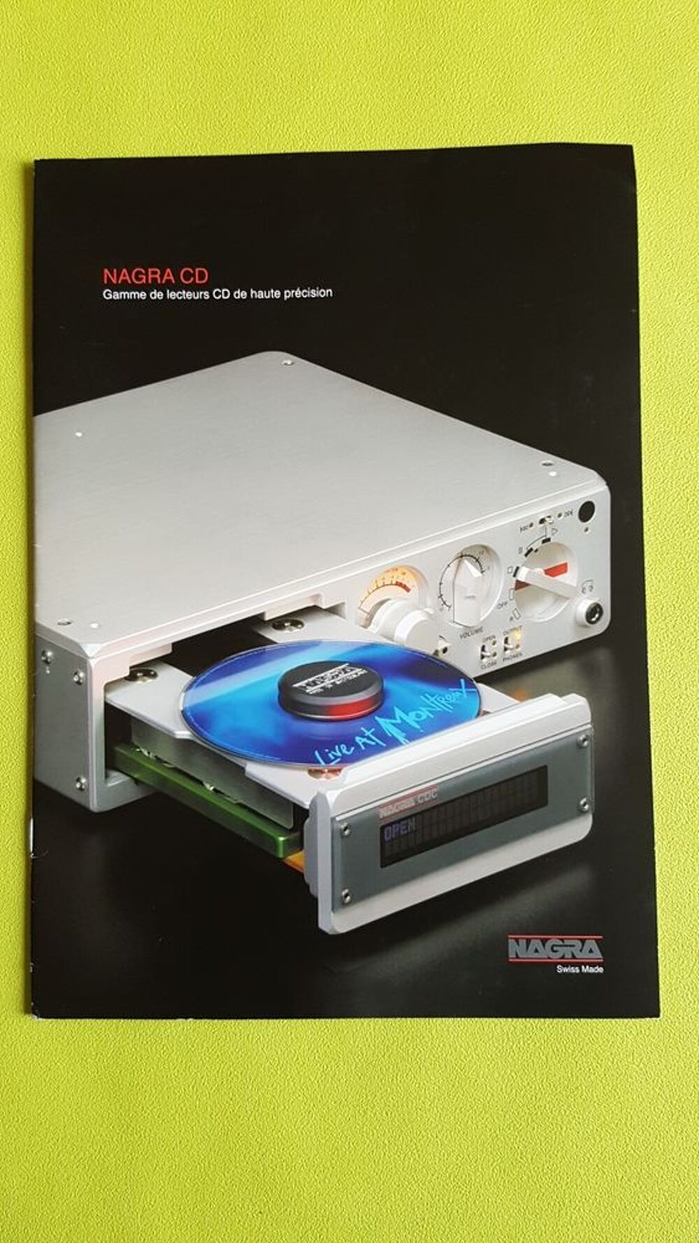 LECTEURS DE CD NAGRA Audio et hifi