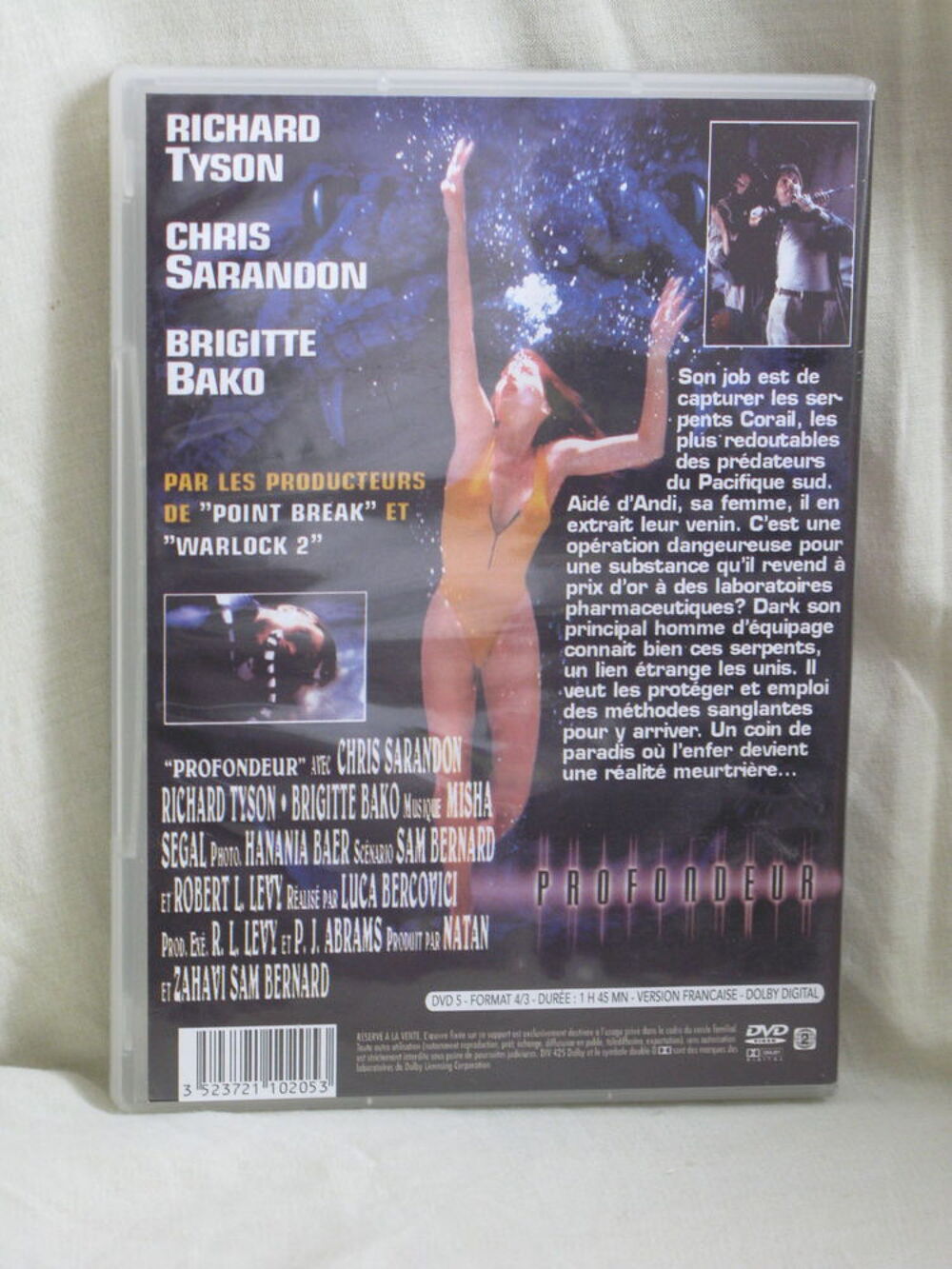 profondeur DVD et blu-ray