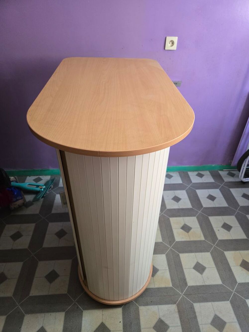 Table de Cuisine Ch&ecirc;ne naturel prix 40€ Meubles
