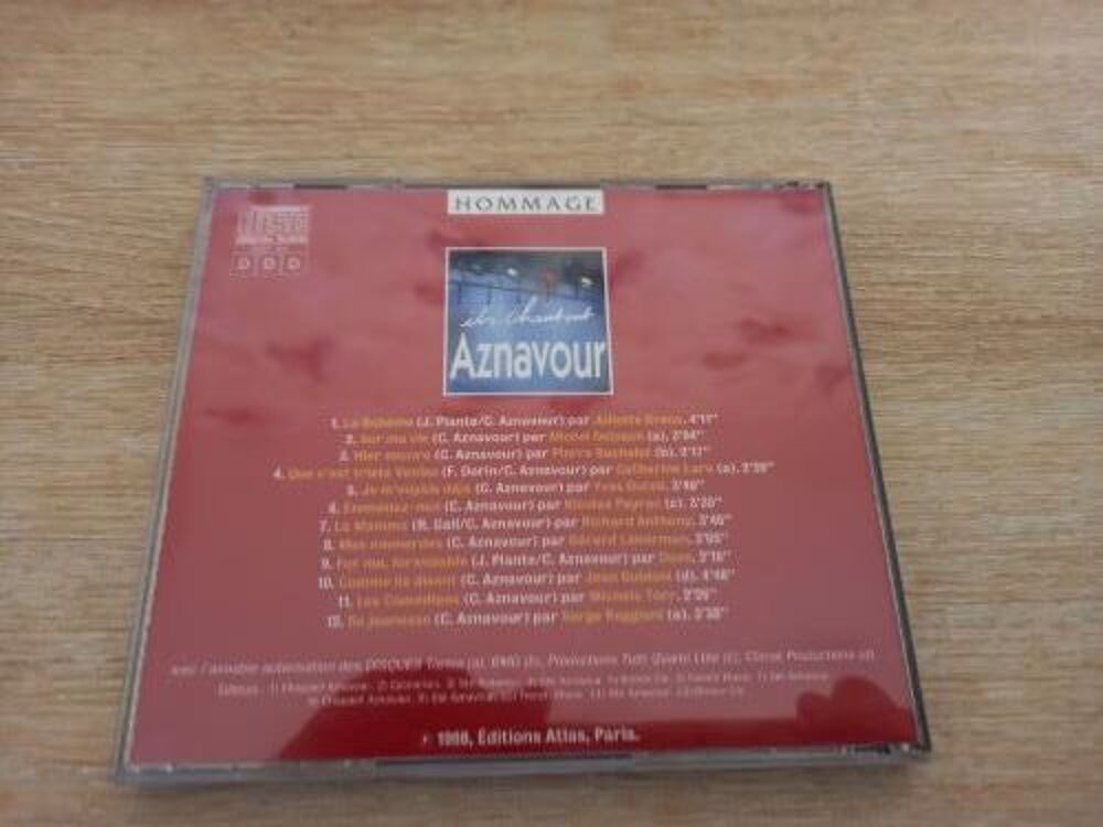 CD Album il chante Aznavour CD et vinyles