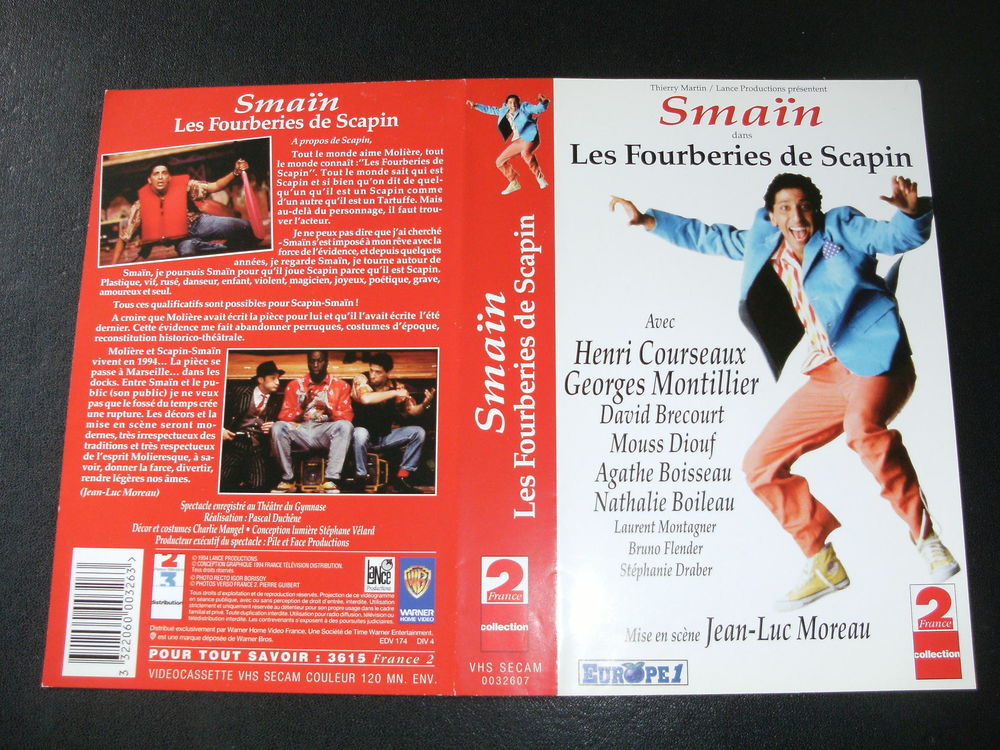 Film : " Les fourberies de Scapin " avec Sma&iuml;n DVD et blu-ray