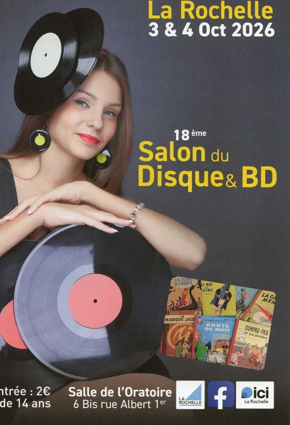 Salon du Disque et BD de La Rochelle (17) Bourse des collections