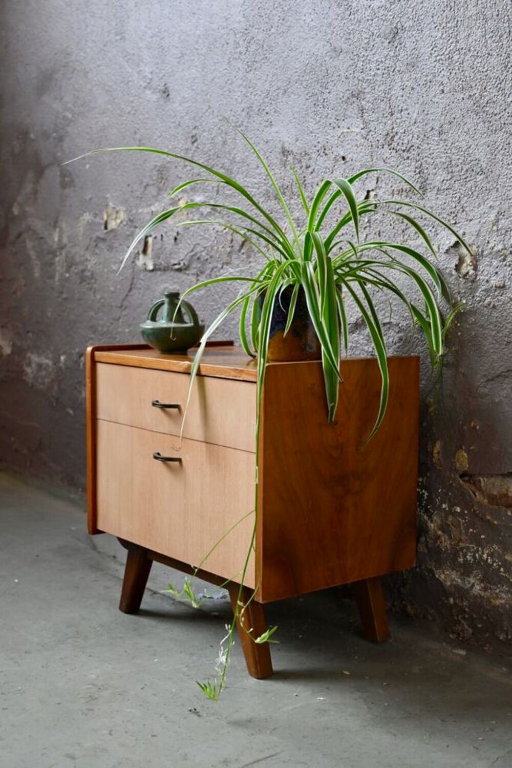 Table de nuit chevet vintage scandinave Meubles