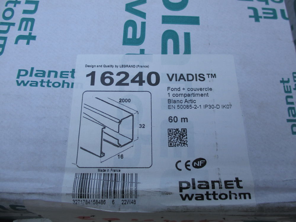 Planet Wattohm - Goulotte 32x16 Bricolage