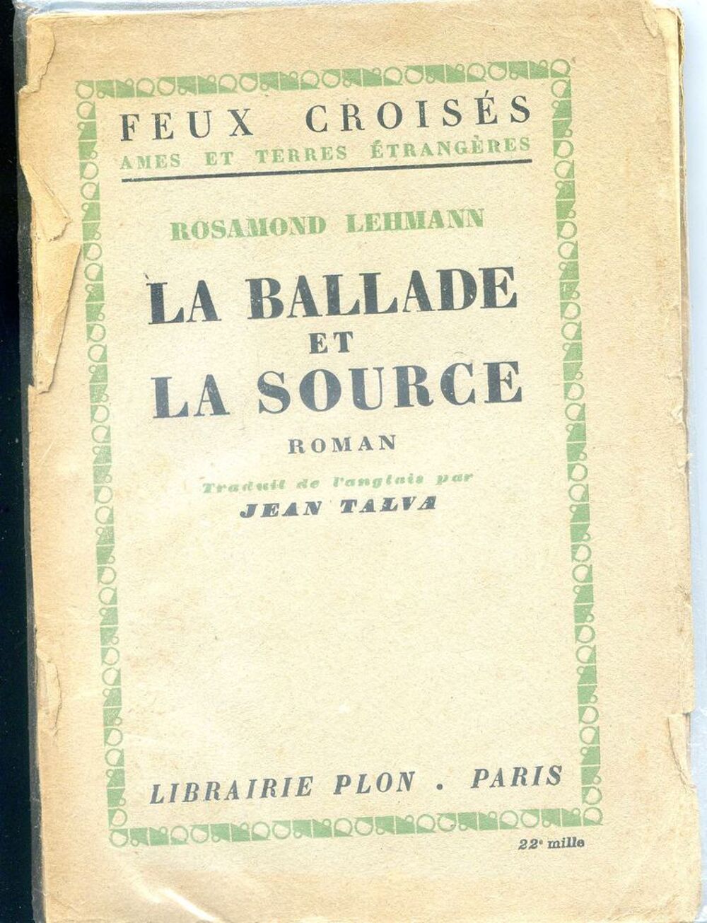 La ballade et la source - Rosamond Lehmann, Livres et BD