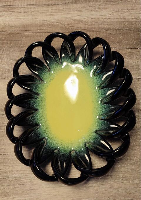 Coupe   fruits cramique torsade Ceramidi -Vallauris 75 Clermont (60)