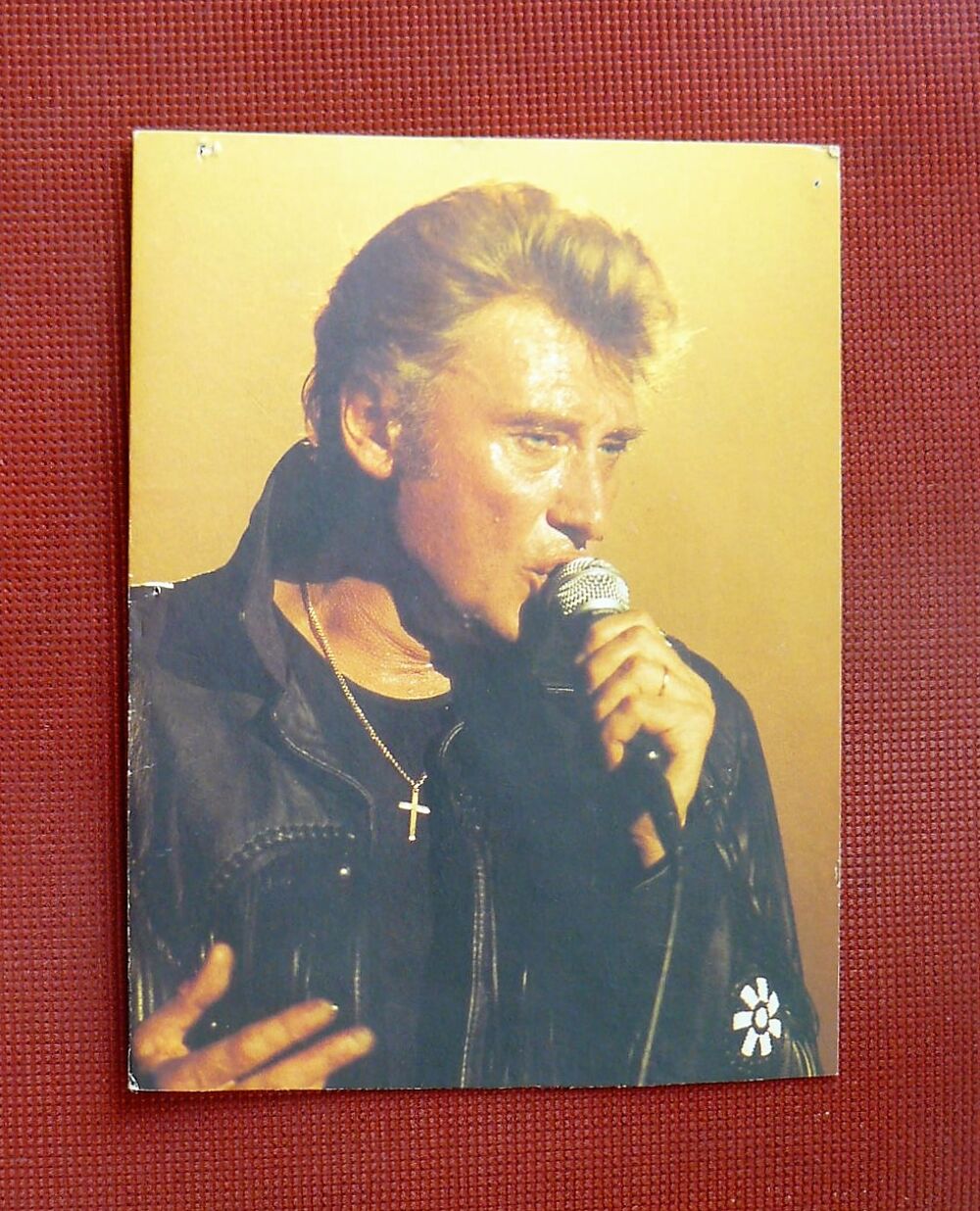 PLV promotionnel Johnny HALLYDAY : Bercy 1990 