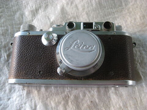 Leica IIIa chromé + Elmar 5cm P bouchon + étui cuir 360 Perpignan (66)