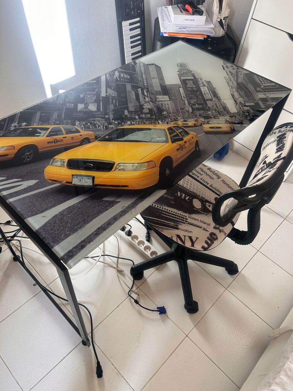 Bureau et fauteuil assorti New York Meubles