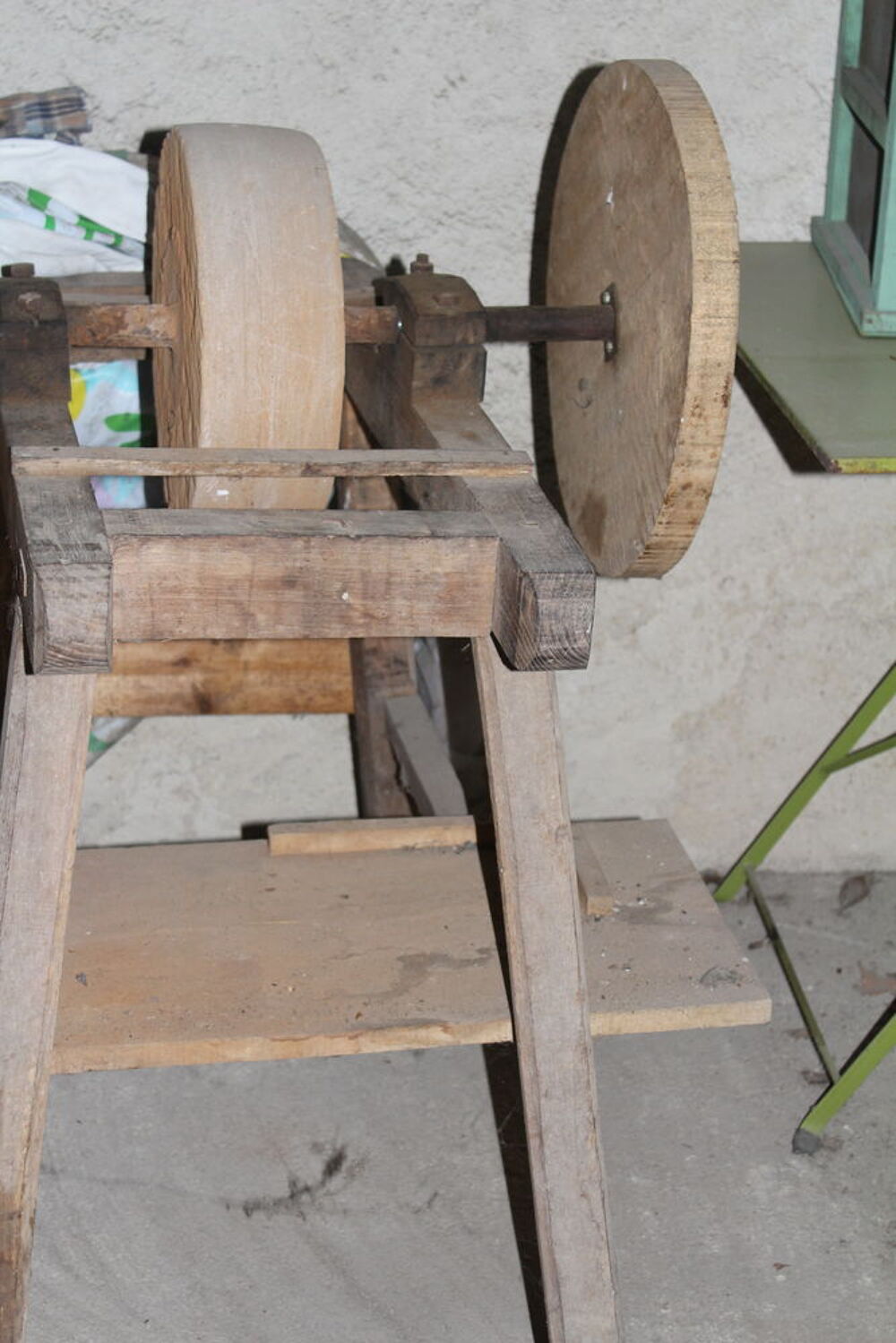 meule &agrave; affuter ancienne Bricolage