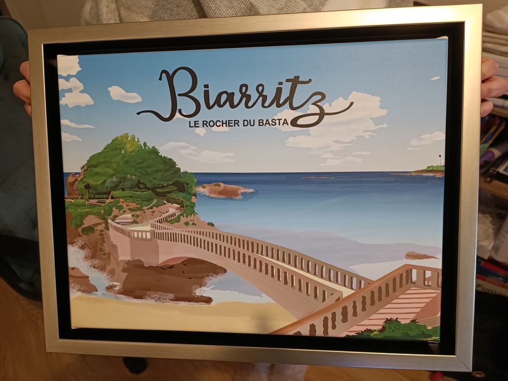 Tableau Biarritz Décoration