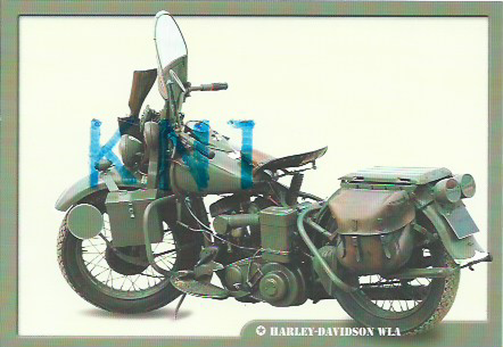 1 C P M , Moto Harley-Davidson WLA 