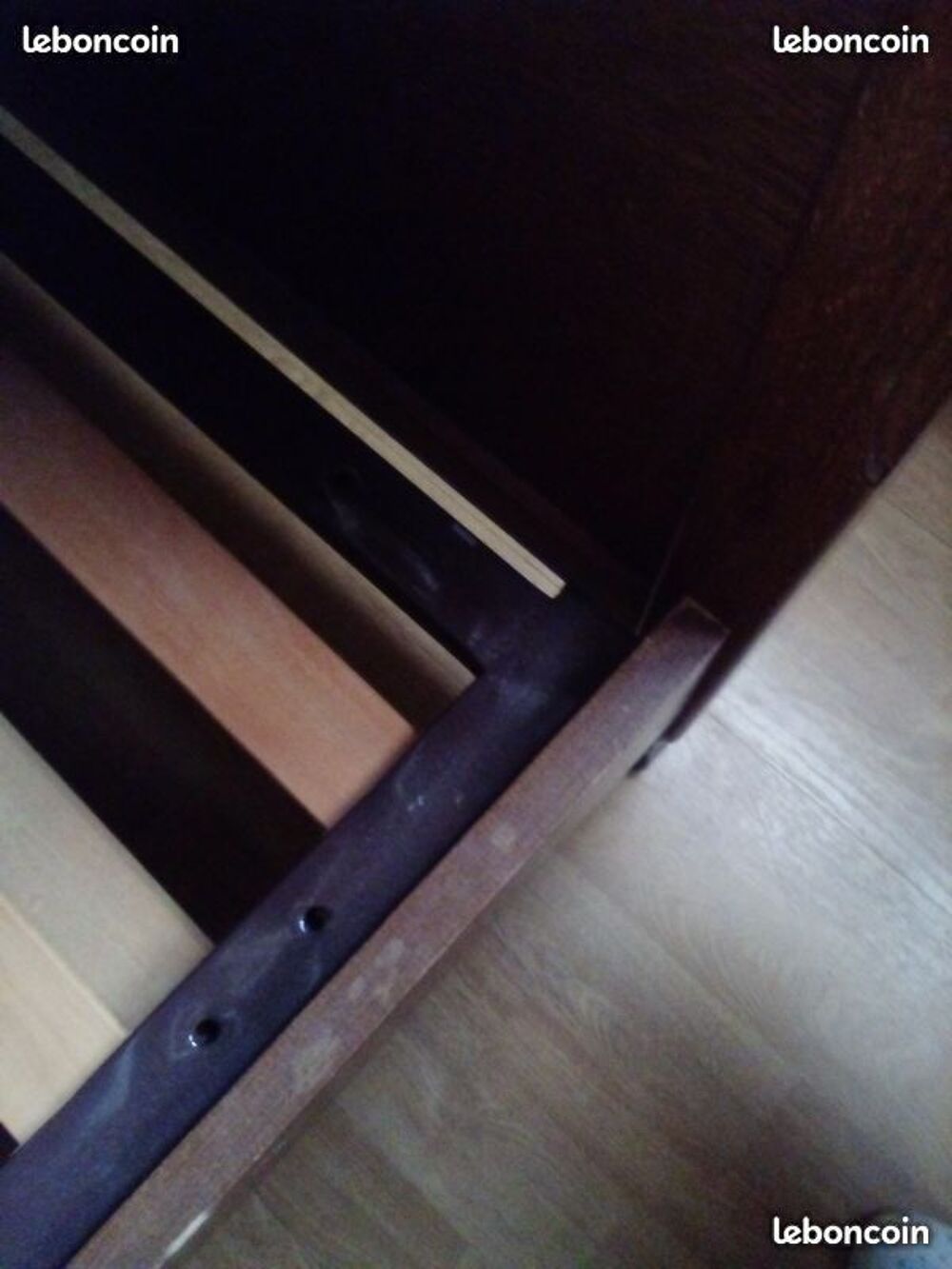 Lit 1 place + table de chevet Meubles