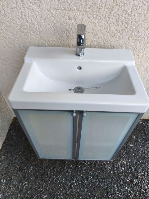 Vasque salle de bain sur meuble 40x60 45 Lathuile (74)