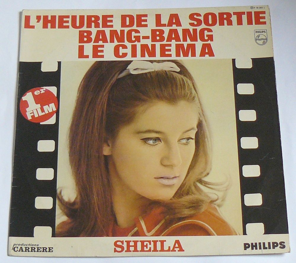 LP SHEILA : L'heure de la sortie - PHILIPS P 70.385 - 1966 CD et vinyles