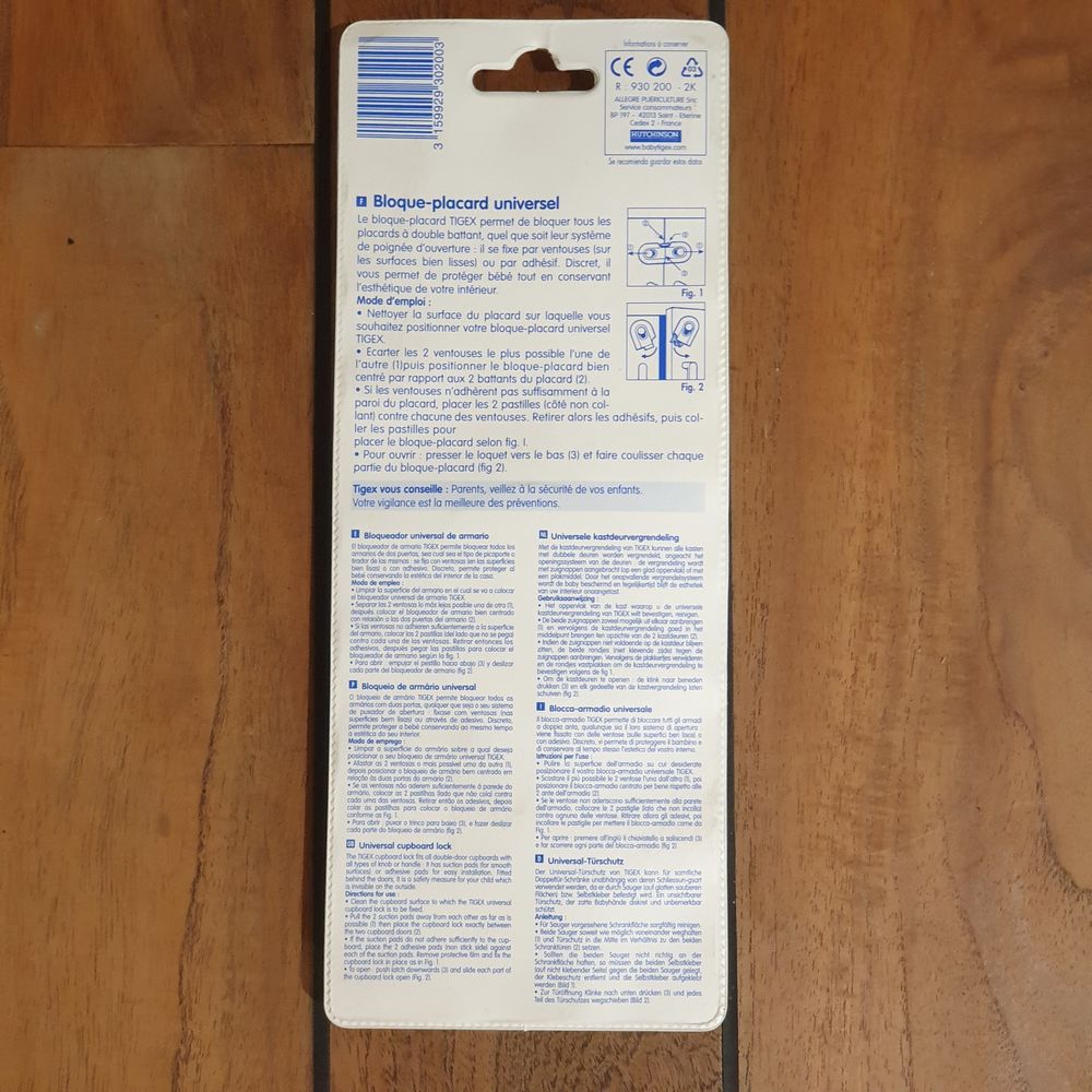 Bloque-placard Universel Tigex Neuf sous blister Mobilier enfants