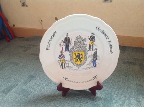 Assiette  Gendarmerie Nationale 40 Verlinghem (59)