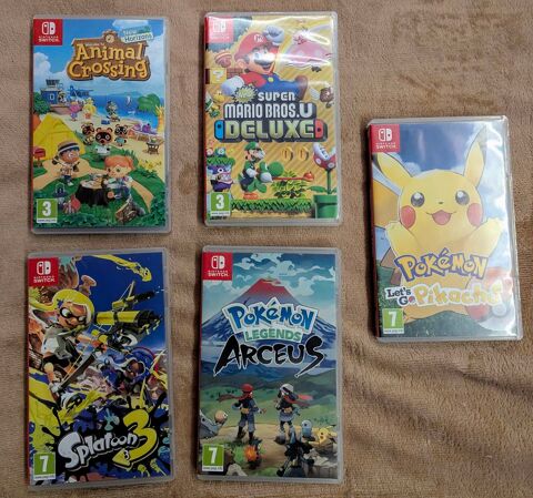Beau lot � saisir 5 jeux quasi neuf Nintendo Switch Montb�liard (25)