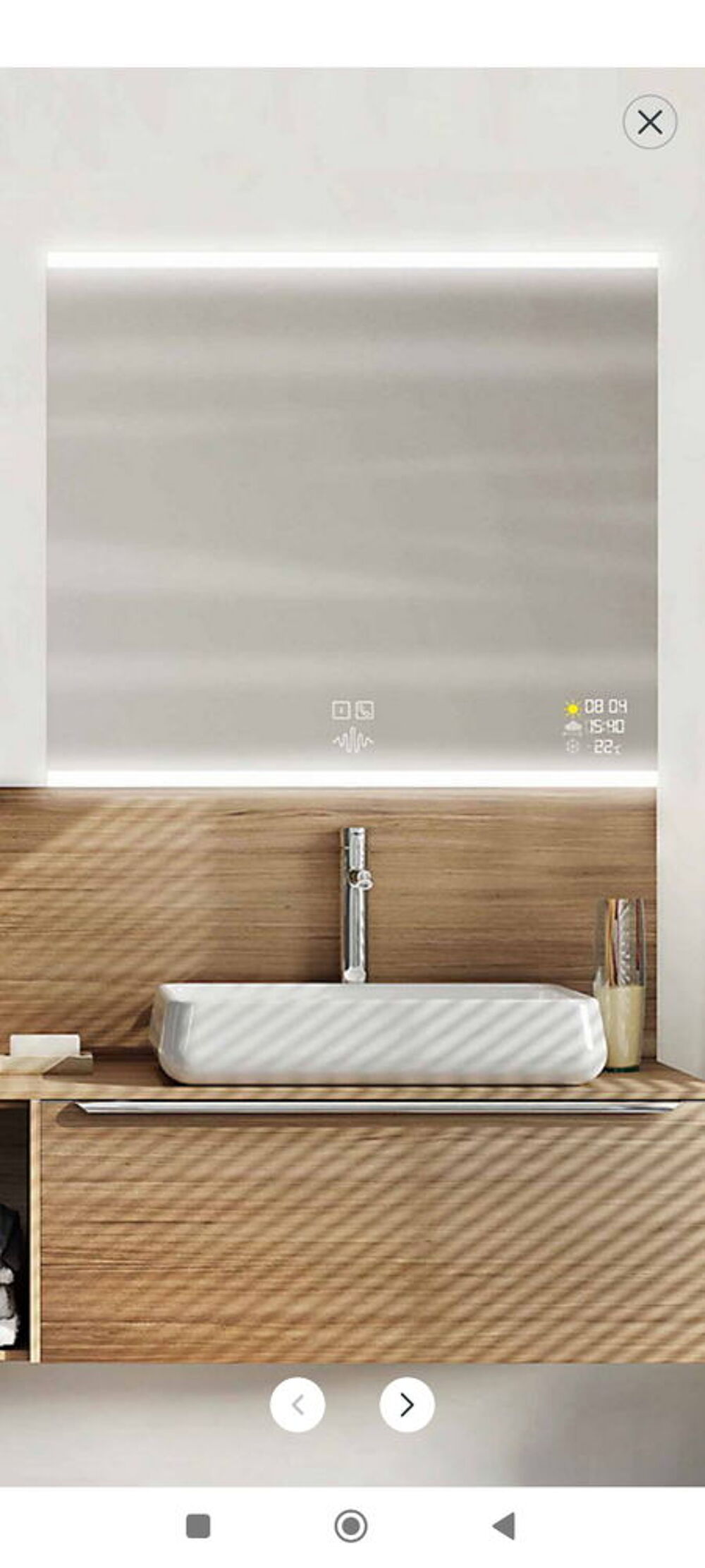 Miroir anti bu&eacute;e Décoration