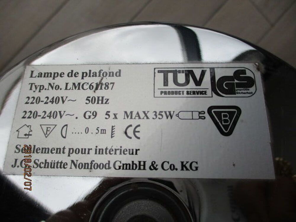 Plafonnier interieur Décoration