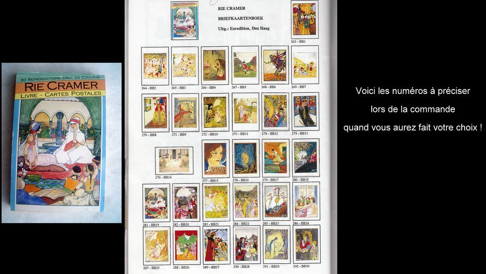 Rie Cramer, livre 30 cartes postales 