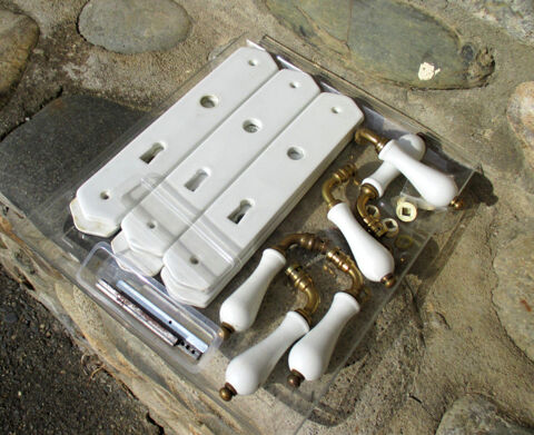  Plaques de propret porte intrieur Porcelaine de Limoges. 35 Cazres (31)