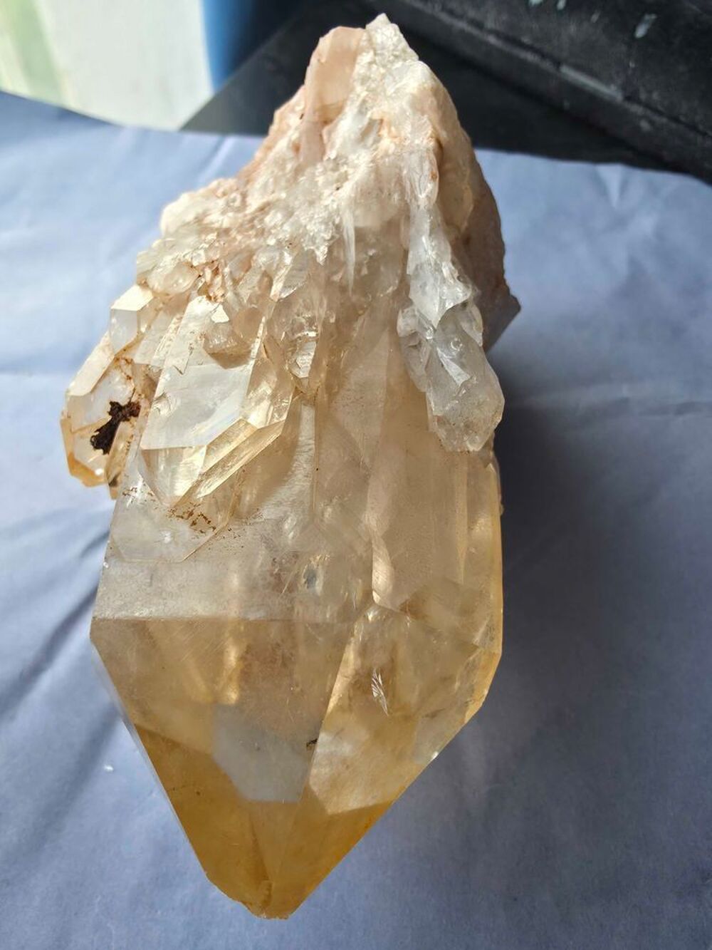 Sp&eacute;cimen Rare : Citrine Naturelle Brute de Kolwezi(Congo)-421g 