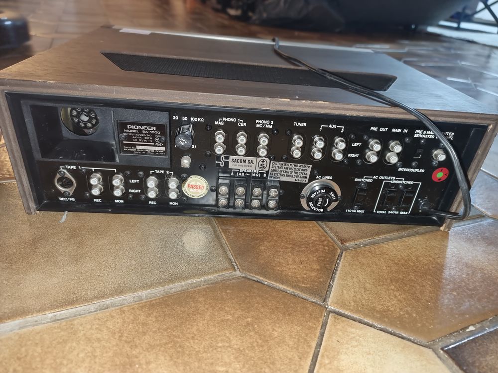 Amplificateur Pioneer SA-1000 Audio et hifi