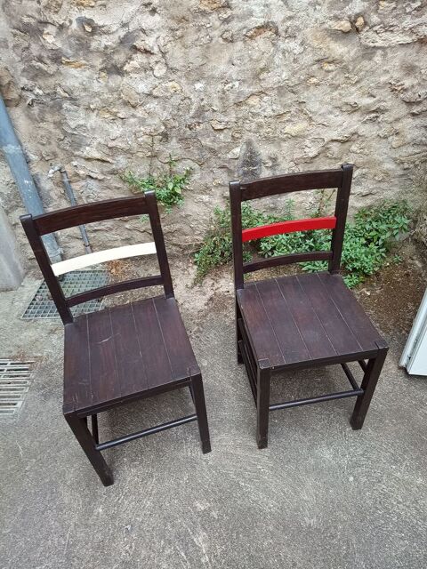 Donne 2 chaises en bois 0 Étampes (91)