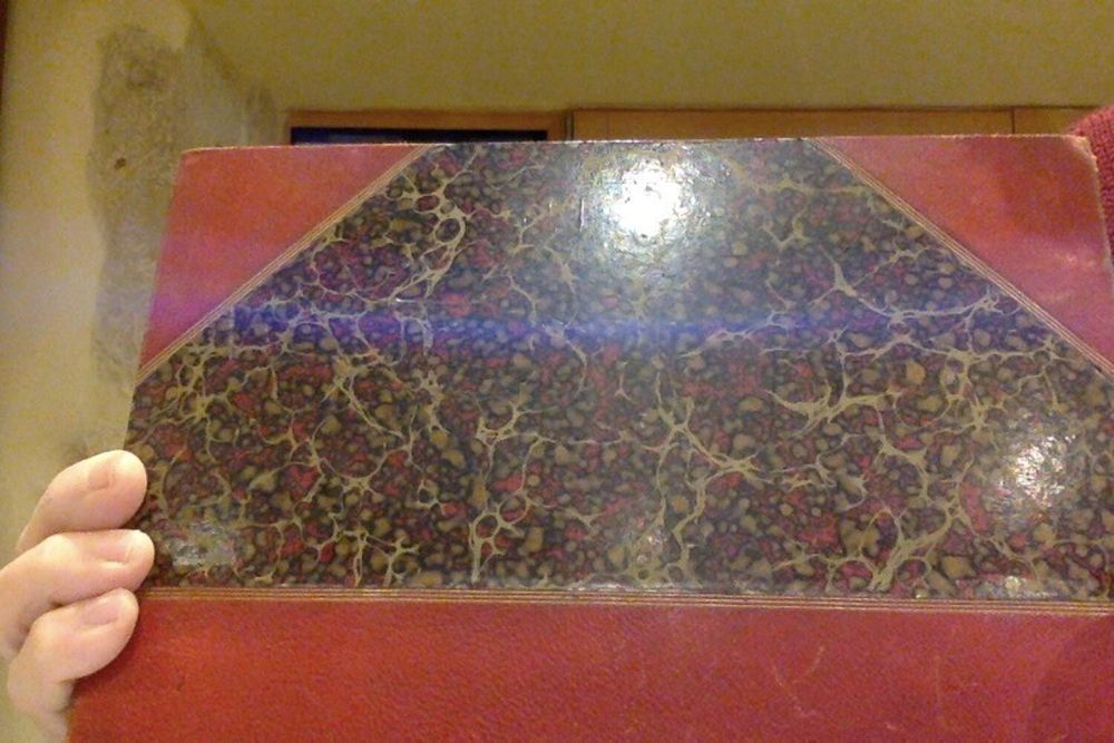 Livre ancien "la vie des saints illustr&eacute;e" pour chaque jour Jardin