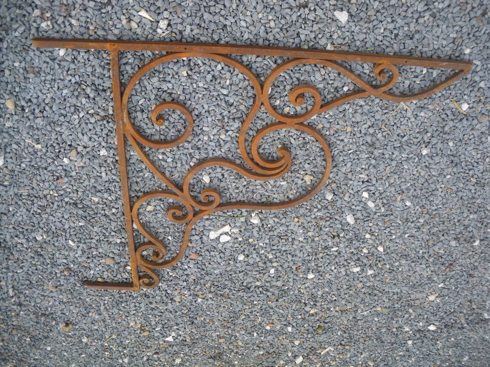 Marquise en fer forg&eacute; Décoration