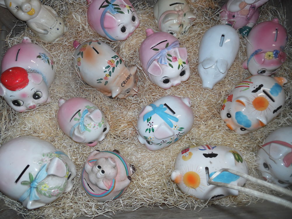 COCHONS EN CERAMIQUE D�coration