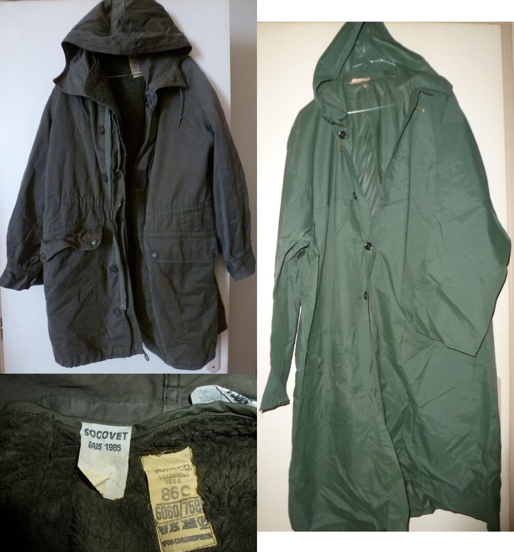 vetements militaires divers 
