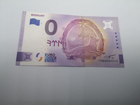 billet euro souvenir de Turquie BOZKURT 2021-1 TUBG  15 Lomme (59)