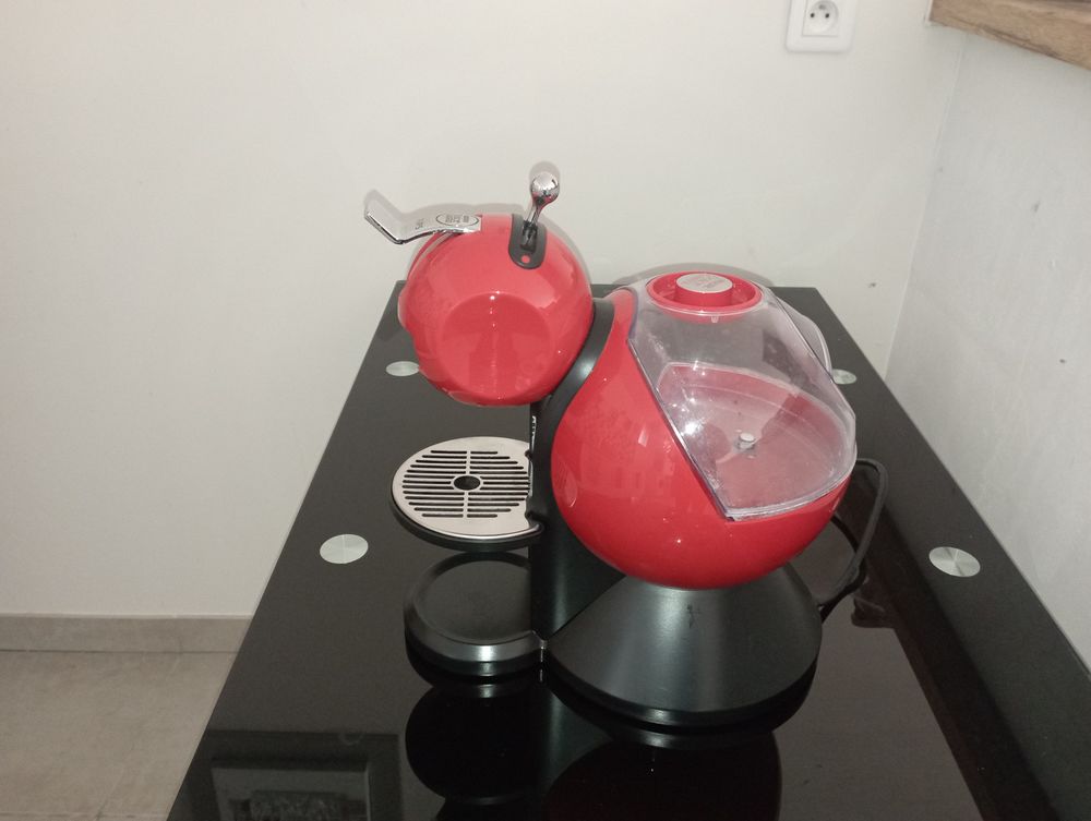 Machine &agrave; caf&eacute; expresso rouge avec buse vapeur Electroménager