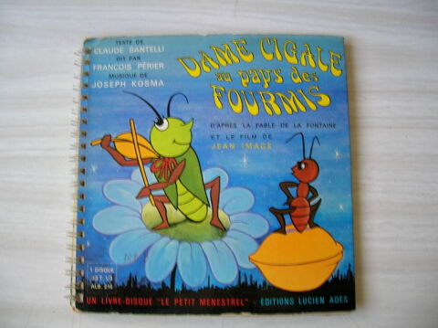 LIVRE DISQUE DAME CIGALE AU PAYS DES FOURMIS 17 Nantes (44)