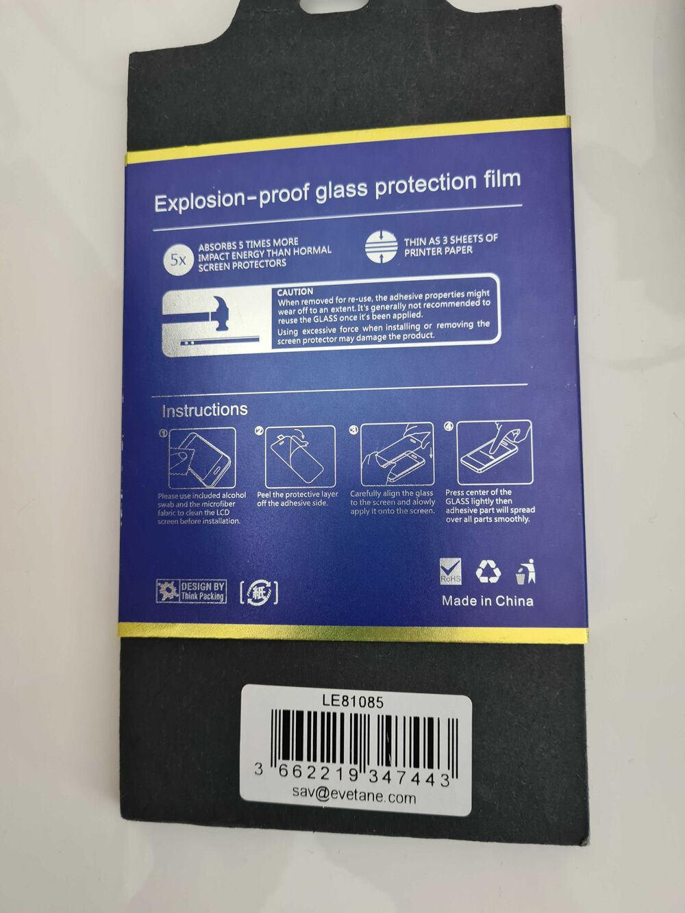 Kit 2 films protection &eacute;cran Samsung Galaxy S8+ Tlphones et tablettes