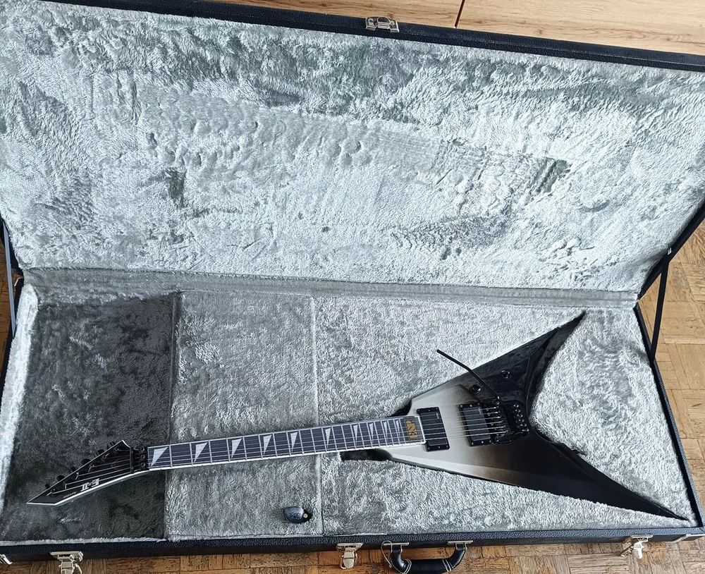 Guitare &eacute;lectrique ESP E-II Arrow FR Black Silver Fade Instruments de musique