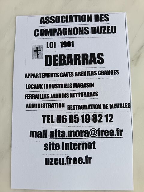 D&eacute;barras Marseille corse 0 13011 Marseille